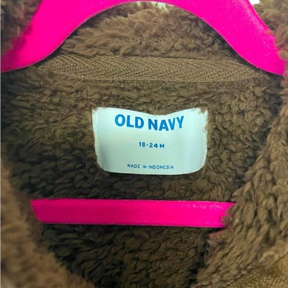 Old Navy Toddler Zipper Fleece Jacket-Size 18-24M - Picture 5 of 6